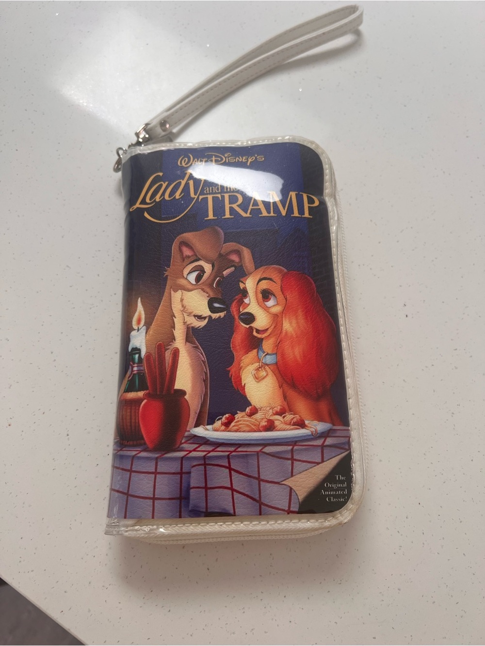 Disney Lady and the Tramp Clutch Wristlet - Blue, Red, Cream